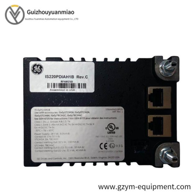 GE IS220PDIAH1B Mark VIe I/O Pack for Industrial Automation